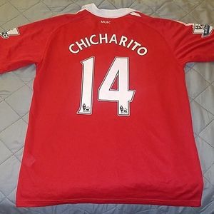 2010/11 Chicharito Manchester United home jersey